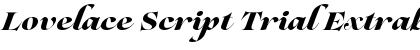 Lovelace Script Trial Font