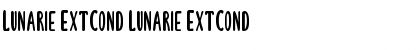 Lunarie ExtCond Font