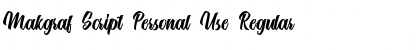 Download Makgraf Script Personal Use Font Download Makgraf Script Personal Use Font
