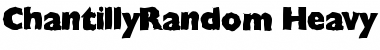 ChantillyRandom-Heavy Font