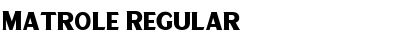 Download Matrole Font Download Matrole Font