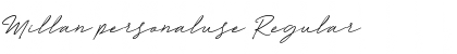 Download Millan personaluse Font Download Millan personaluse Font