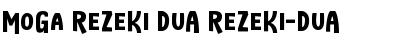 MoGa ReZeKi DuA Font