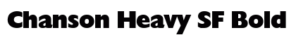 Chanson Heavy SF Bold preview