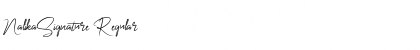 Download NalikaSignature Font Download NalikaSignature Font