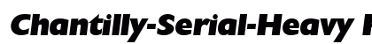 Chantilly-Serial-Heavy RegularItalic preview