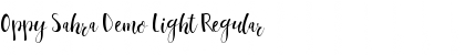 Download Oppy Sahra Demo Light Font Download Oppy Sahra Demo Light Font
