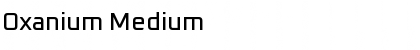 Oxanium Font