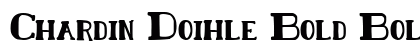 Chardin Doihle Bold Bold preview