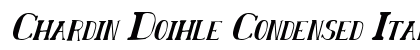 Chardin Doihle Condensed Italic Italic preview