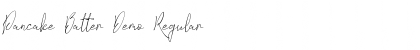 Download Pancake Batter Demo Font