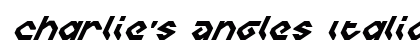 Charlie's Angles Italic Italic preview