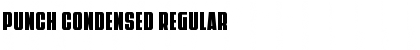 Punch Condensed Regular Font