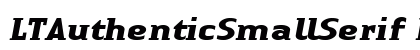 LTAuthenticSmallSerif Bold Italic Preview