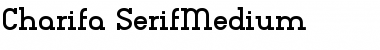 Charifa SerifMedium Regular Font