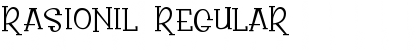 Rasionil Regular Font