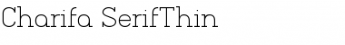 Download Charifa SerifThin Font