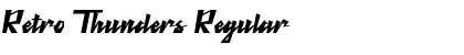 Download Retro Thunders Font Download Retro Thunders Font