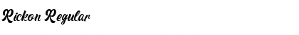 Download Rickon Font Download Rickon Font