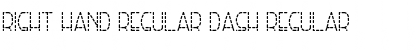 Download Right Hand Regular Dash Font Download Right Hand Regular Dash Font