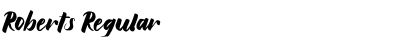 Download Roberts Font Download Roberts Font