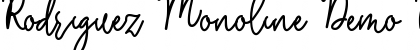 Download Rodriguez Monoline Demo Font Download Rodriguez Monoline Demo Font