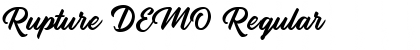 Rupture DEMO Font