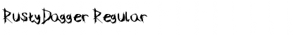 Download RustyDagger Font Download RustyDagger Font