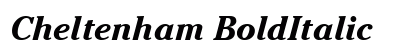 Cheltenham BoldItalic Preview