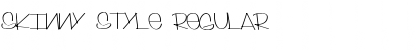 Download Skinny Style Font Download Skinny Style Font