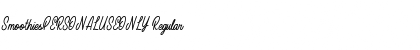 SmoothiesPERSONALUSEONLY Font