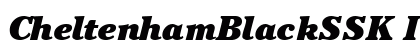 CheltenhamBlackSSK Italic preview
