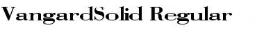 VangardSolid Regular Font