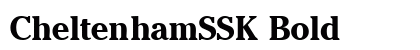 CheltenhamSSK Bold Preview