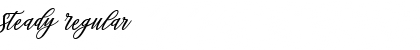 Steady Font