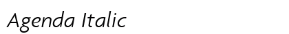Agenda Italic
