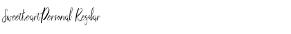 SweetheartPersonal Font