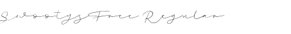 Swootys Free Font