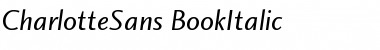 CharlotteSans Font