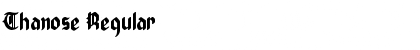 Download Thanose Font Download Thanose Font
