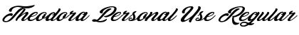 Download Theodora Personal Use Font Download Theodora Personal Use Font