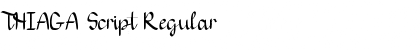 Download THIAGA Script Font Download THIAGA Script Font