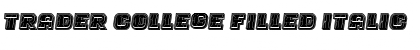 Download Trader College Filled Font Download Trader College Filled Font