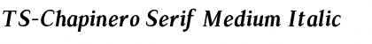 Download TS-Chapinero Serif Font