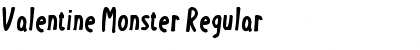 Download Valentine Monster Font