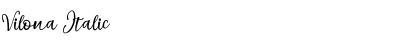Vilona Italic Font Vilona Italic Font