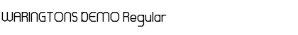Download WARINGTONS DEMO Font