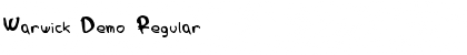 Download Warwick Demo Font Download Warwick Demo Font