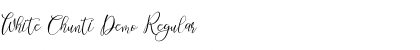 Download White Chunti Demo Font Download White Chunti Demo Font