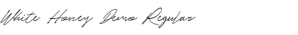 White Honey Demo Font